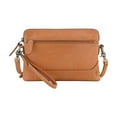 thumbnail image 1 of Frye Melissa 100% Genuine Leather Women's Crossbody Wristlet Bag, 1 of 9
