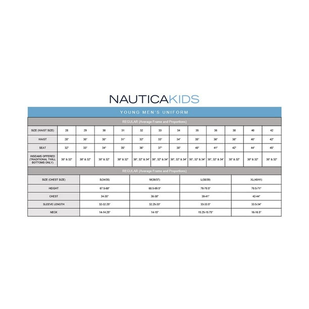 nautica dress shirt size chart Nautica Dress Shirt Mens Medium Blue Solid Button Down Long Sleeve Pocket