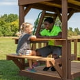 thumbnail image 8 of Backyard Discovery Skyfort II  Cedar Swing Set/PlaySet, 8 of 12