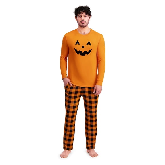 DreamLife Men's Halloween 2-Piece Pajama Set