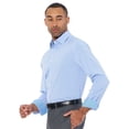 thumbnail image 6 of Nick Graham Men's Modern Fit Traveler Dress Shirt, 6 of 7