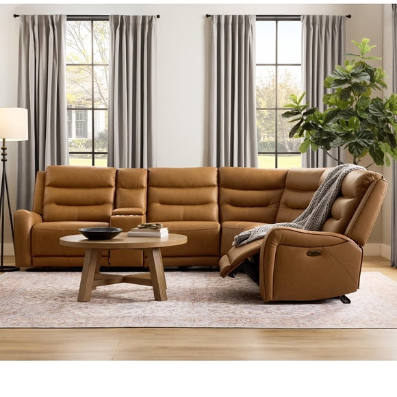 Member's Mark Cooper Power Reclining Leather Sectional
