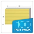 thumbnail image 3 of Oxford Index Cards, Ruled, 3 x 5", Rainbow Assortment, 100 Cards, 3 of 7