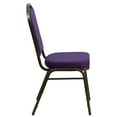 thumbnail image 2 of Flash Furniture Hercules Series Crown Back Fabric Banquet Chair, Purple (Select Quantity), 2 of 4