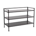 thumbnail image 6 of Seville Classics 3-Tier Resin Slat Shoe Rack, 26.5" W x 12.2" D x 19" H Assorted Colors, 6 of 22