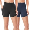 thumbnail image 1 of Member's Mark Women's 2-Pack Bike Short, 1 of 13
