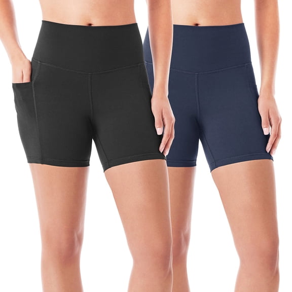 Member's Mark Women's 2-Pack Core Colors Bike Short