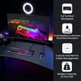 thumbnail image 4 of Arozzi Arena Ultrawide Curved Special Edition Gaming Desk, Dark Gray, 4 of 13