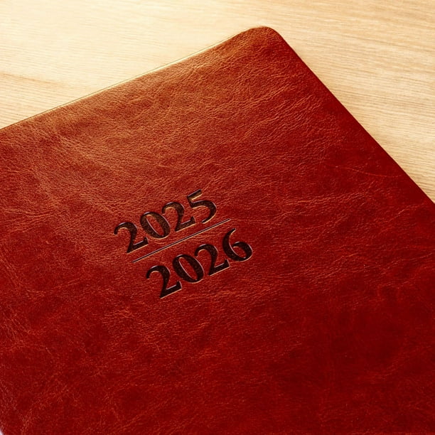 Large Brown 18-Month 2026 Planner, Spiral Bound - Samsclub.com