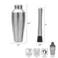 thumbnail image 2 of Houdini Stainless Steel 5-Piece Bar Tool Set, 2 of 11