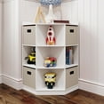 thumbnail image 2 of RiverRidge Kids Corner Playroom 6 Cubby Cabinet with 4 Folding Storage Bins, 2 of 7