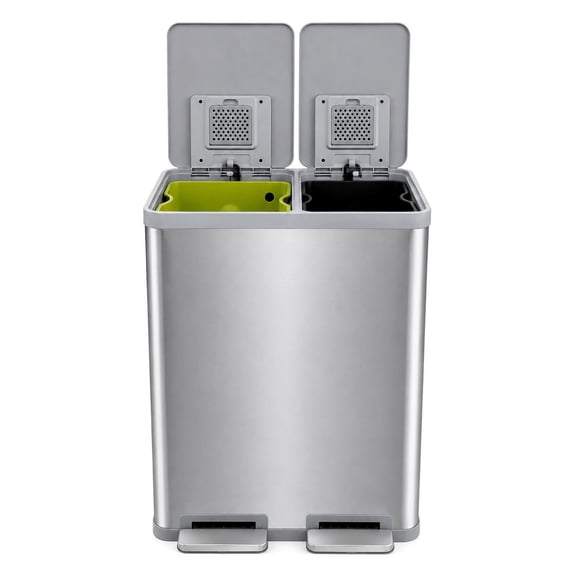 Simpli-Magic 16 Gallon Dual Trash Can
