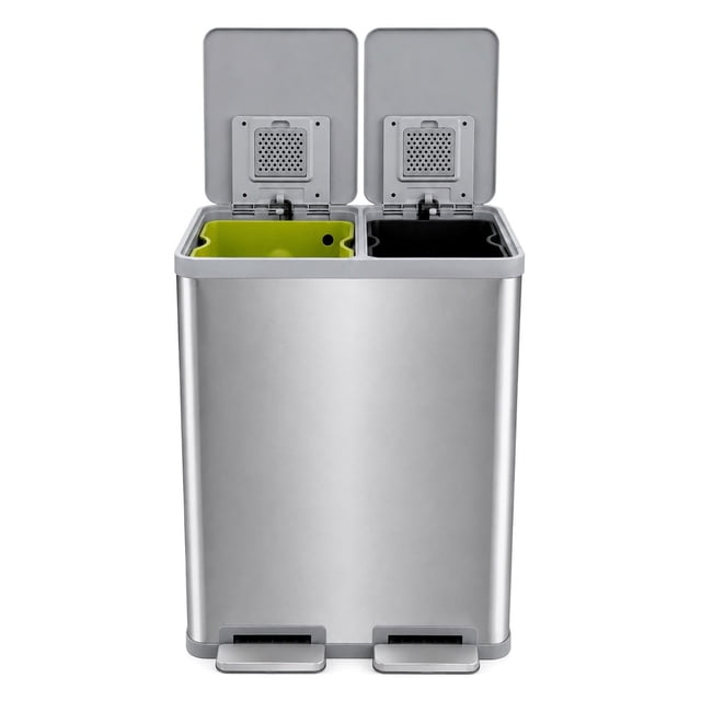 Simpli-Magic 16 Gallon Dual Trash Can