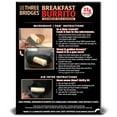 thumbnail image 4 of Three Bridges Egg and Sausage Breakfast Burrito, 8 oz., 4 ct., 4 of 8