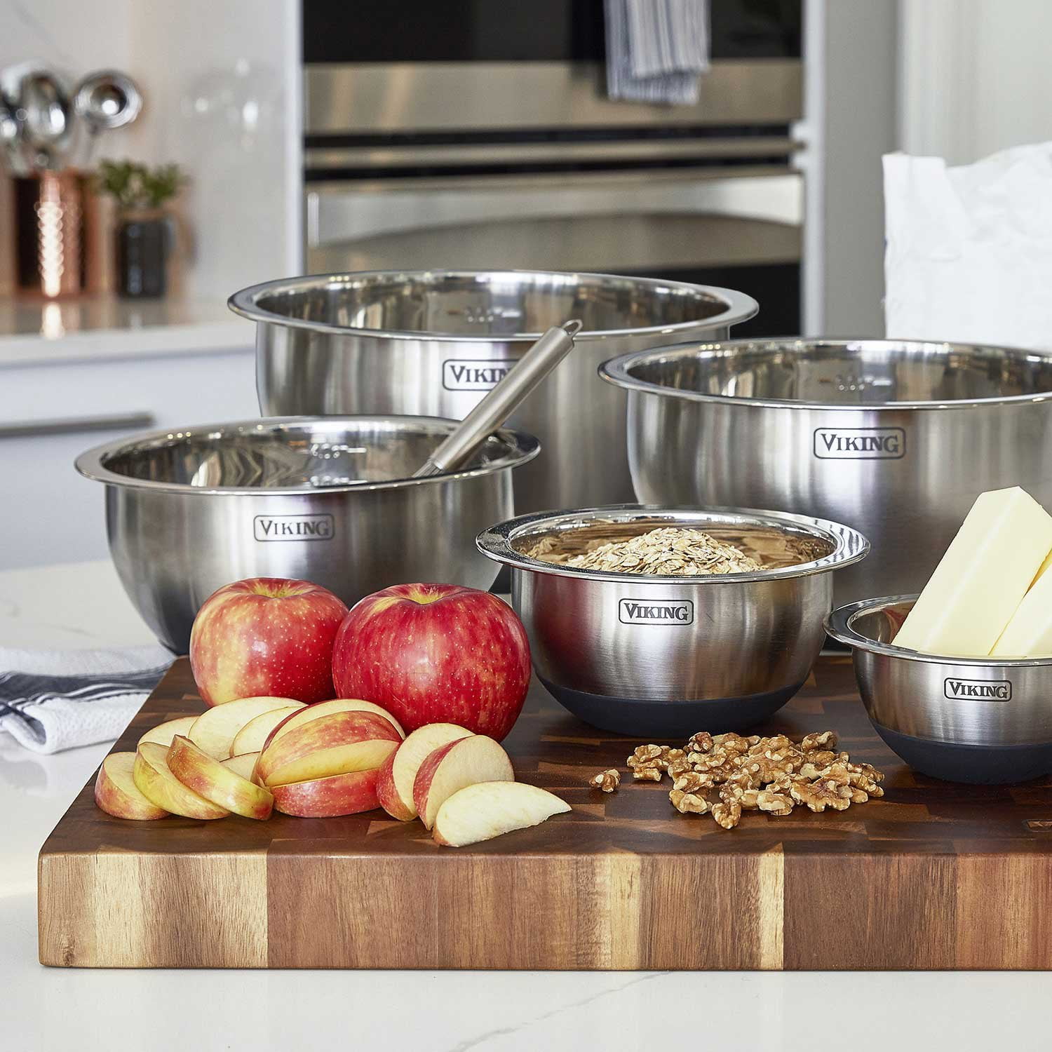 Viking 10-Piece Stainless Steel Mixing, Prep and Serving Bowl Set - Samsclub.com