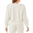 thumbnail image 2 of Member's Mark Women's Sandwash Front Seam Piping Crewneck Sweatshirt, 2 of 8