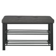 thumbnail image 6 of neatfreak Fabric Upholstered Shoe Storage Bench, 6 of 6