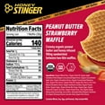 thumbnail image 2 of Honey Stinger Organic Energy Waffle, Peanut Butter Strawberry, Caffeine Free Healthy Snack, 1.06 oz., 12 pk., 2 of 5