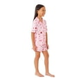thumbnail image 2 of Member's Mark Girl's Valentines Notch Collar Pajama Set, 2 of 12