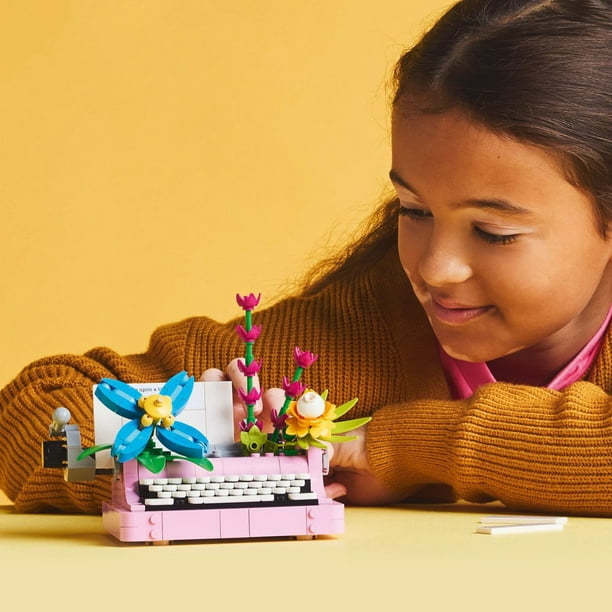 LEGO Creator 3 in 1 Typewriter with Flowers Building Toy, 363 pcs