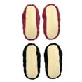 thumbnail image 5 of Brookstone Women's 2-Pack Cozy Slipper Sock, 5 of 11
