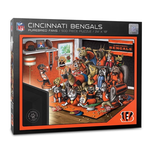 YouTheFan NFL 500 pc. Purebred Fans Puzzle, Assorted Teams