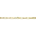thumbnail image 3 of Paperclip Chain Necklace in 14K Gold, 3 of 7