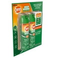 thumbnail image 4 of OFF! Deep Woods Insect Repellent, 2-9 oz Aerosol Sprays + 10 Deep Woods OFF! Towelettes, 4 of 12