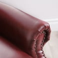 thumbnail image 6 of Braxton Bonded Leather Pushback Recliner Chair, 6 of 12