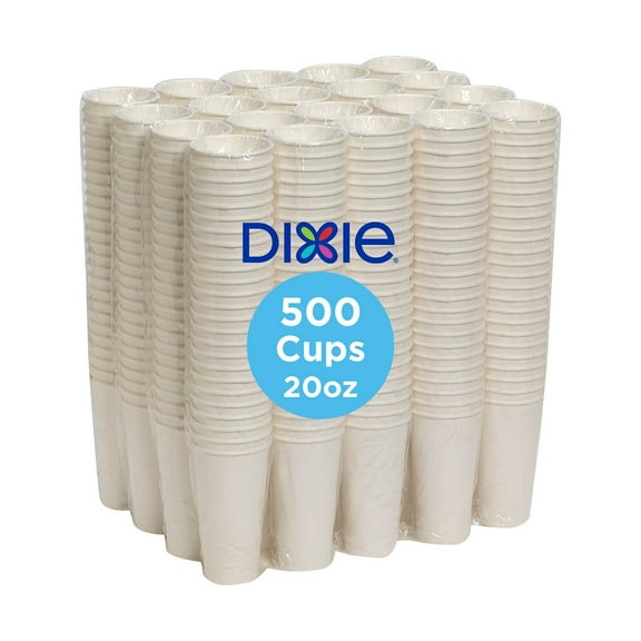 Dixie PerfecTouch White Insulated Paper Cups, Various Sizes