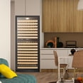thumbnail image 2 of Lanbo 32 Inch 287 Bottle Dual Zone Wine Cooler Refrigerator, 2 of 16