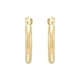 thumbnail image 5 of Hoop Earring Set in 14K Gold, 5 of 11