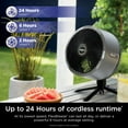 thumbnail image 5 of Shark FlexBreeze Fan with InstaCool Mist Attachment, Cordless & Corded, Outdoor & Indoor, 5 of 17