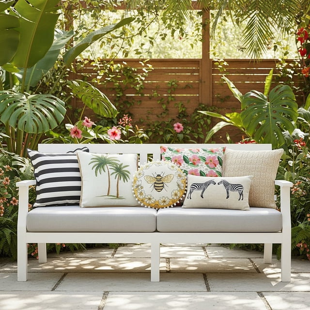 STUDIOCHIC Home Summer Brights Indoor/Outdoor Decorative Pillow