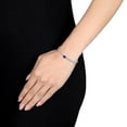 thumbnail image 5 of Lab Created Gemstone & White Sapphire Tennis Bracelet in Sterling Silver, 5 of 7