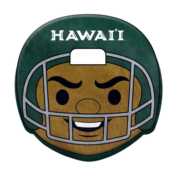 Logo Brands Hawaii Rainbow Warriors Puff Pillow
