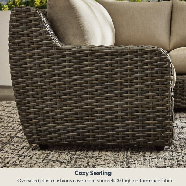 Member's Mark Athena 7-Piece Sectional with Firepit - Samsclub.com