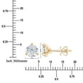 thumbnail image 6 of Round Cut Diamond Martini Set Stud Earrings in 14K Gold, 6 of 8