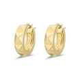 thumbnail image 2 of Neuhardt Pyramid Hoop Earrings in 18K Gold Vermeil, 2 of 7