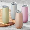 thumbnail image 4 of Member's Mark 14oz. Stainless Steel Insulated Flute Tumblers with Lids, 4 Pack, Choose Color, 4 of 5