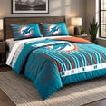 thumbnail image 4 of Logo Brands Miami Dolphins Bed-In-A-Bag Set, 4 of 5