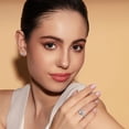 thumbnail image 5 of Lab Created Pear Cut Diamond Ring in 18K Gold, 5 of 5