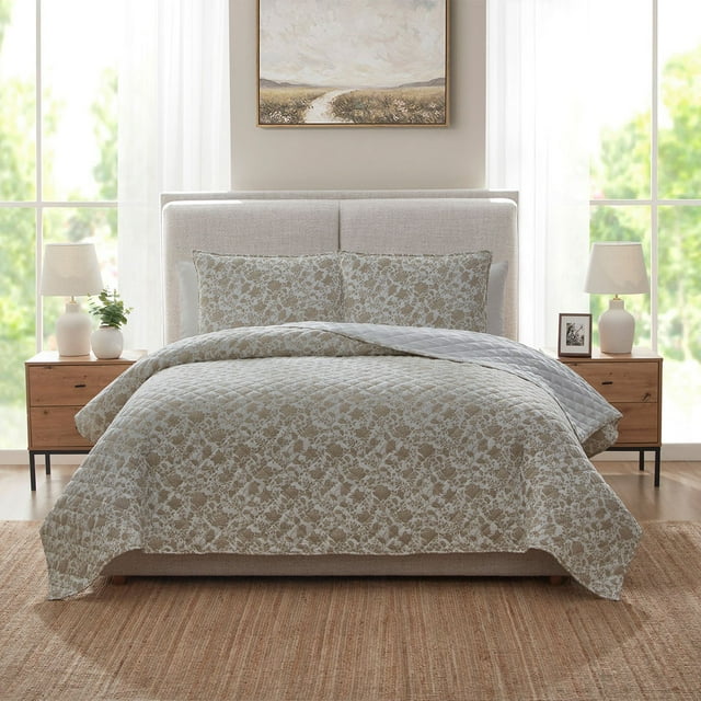 details by Becki Owens Juan Gauze Floral 3-Piece Quilt Set, Assorted Sizes