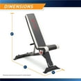 thumbnail image 2 of Marcy Adjustable Utility Weight Bench, 2 of 10
