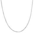 thumbnail image 1 of Adjustable Cable Link Chain Necklace in 14K Gold, 0.90mm, 1 of 4