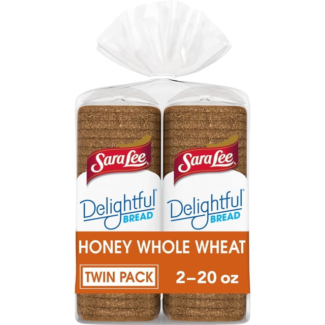 Sara Lee Delightful Wheat with Honey Bread, 45 Calories 20 oz., 2 pk.