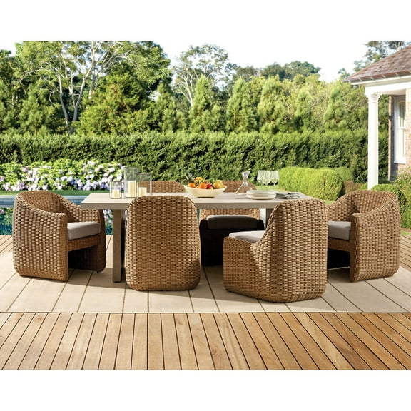 Member's Mark Clybourn Dining Set with Sunbrella Fabric, 7pc