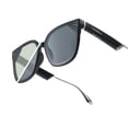 thumbnail image 1 of CHAMELO Lifestyle Veil Slider HVL Cat-Eye Smart Sunglasses, Glossy Black Frame with Smoke Lenses | Adjustable Electronic Tint, Fashion Lifestyle Eyewear, Polarized UV Protection, 1 of 9