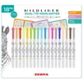 thumbnail image 1 of Zebra Mildliner Double Ended Highlighter Assorted 18 pk., 1 of 6