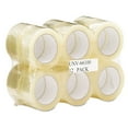thumbnail image 2 of Universal General-Purpose Acrylic Box Sealing Tape, 48mm x 100m, 3" Core, Clear, 12/Pack, 2 of 6